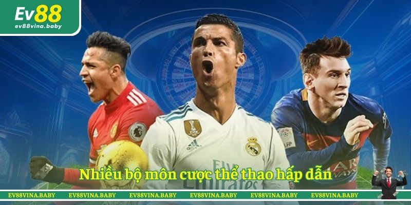 Nhiều bộ môn cược thể thao hấp dẫn